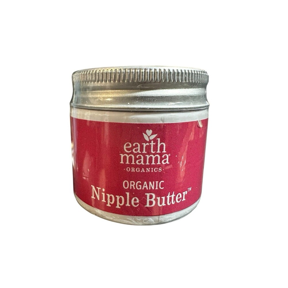 Earth Mama Organic Nipple Butter  2 fl oz  Lanolin-Free Nipple Cream New